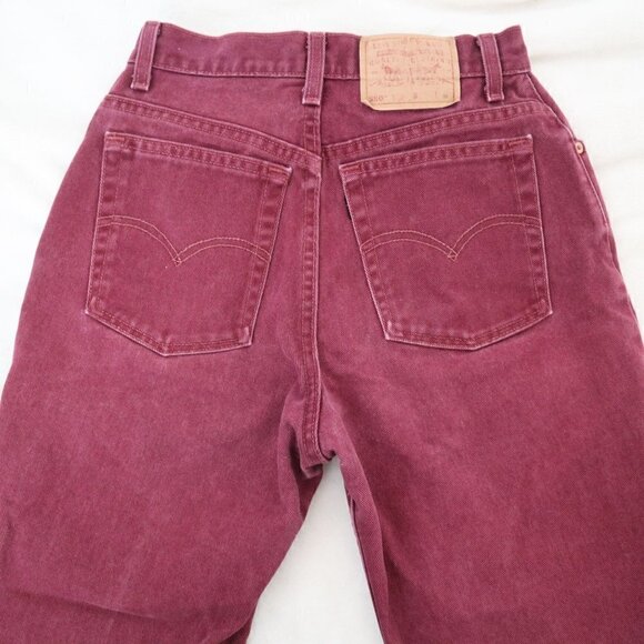 Vintage Levi's Berry Straight Leg Vintage Jeans Size Medium - Picture 8 of 11